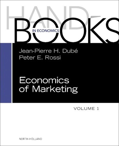 Cover for Jean-Pierre Dube · Handbook of the Economics of Marketing - Handbooks in Economics (Hardcover Book) (2019)