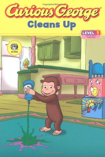 Cover for H. A. Rey · Curious George Cleans Up - Curious George TV (Paperback Book) (2007)