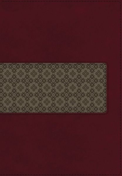 Cover for Thomas Nelson · KJV Study Bible, Large Print, Leathersoft, Maroon / Brown, Thumb Indexed, Red Letter: Second Edition (Leather Book) [Second edition] (2015)