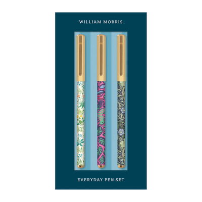 William Morris Everyday Pen Set - Galison - Merchandise - Galison - 9780735359598 - 24. September 2019