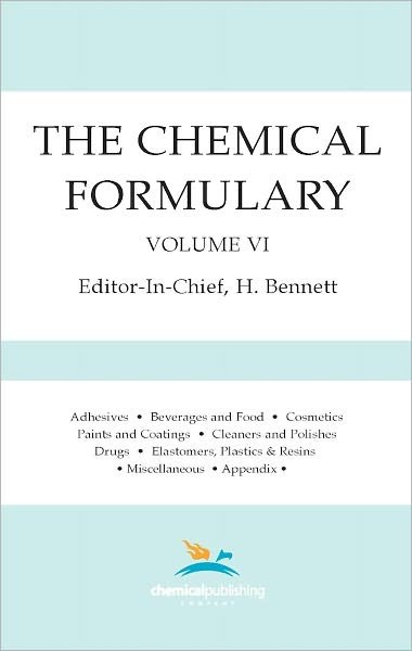 Cover for H Bennett · The Chemical Formulary, Volume 6: Volume 6 (Paperback Book) (1943)