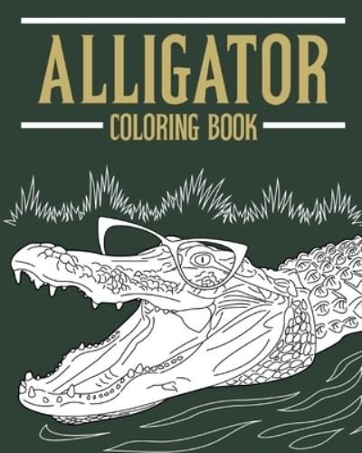 Cover for Paperland · Alligator Coloring Book (Pocketbok) (2024)