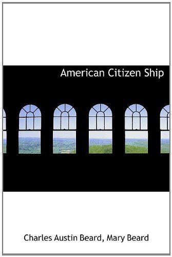 Cover for Mary Beard · American Citizen Ship (Innbunden bok) (2010)