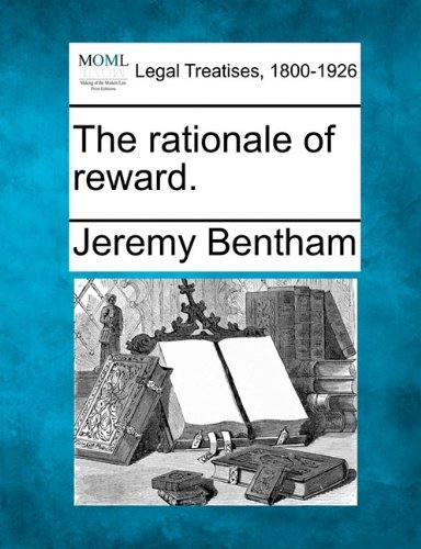 Cover for Jeremy Bentham · The Rationale of Reward. (Pocketbok) (2010)