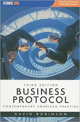 Cover for Robinson · Business Protocol: Contemporary American Practice (With Making the Grade Printed Access Card) (Paperback Bog) (2009)