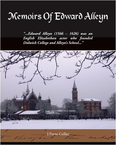 Cover for J.payne Collier · Memoirs of Edward Alleyn (Paperback Book) (2008)