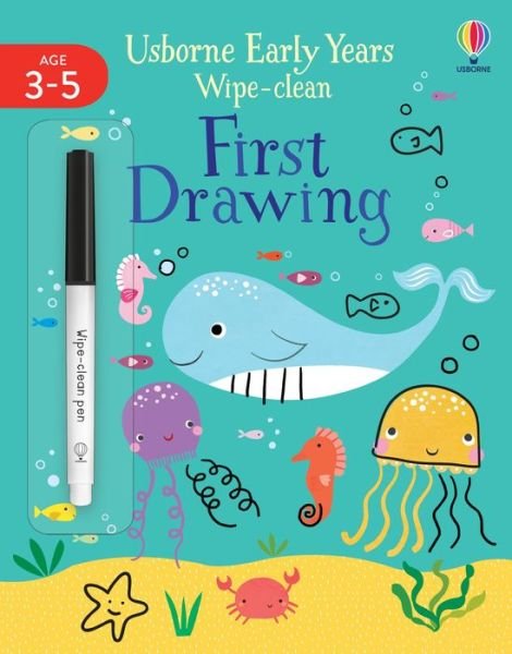 Cover for Jessica Greenwell · Early Years Wipe-Clean First Drawing - Usborne Early Years Wipe-clean (Paperback Book) (2022)