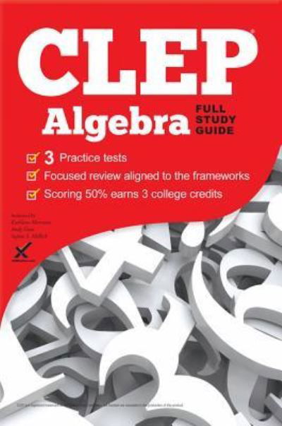 Cover for Andy Gaus · CLEP Algebra 2017 (Pocketbok) (2016)