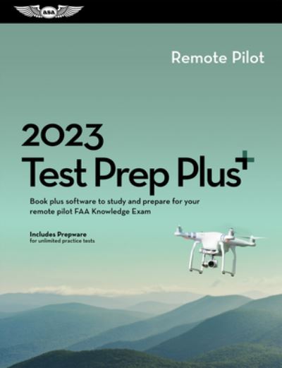 Cover for Asa Test Prep Board · 2023 Remote Pilot Test Prep Plus (Hardcover Book) (2022)