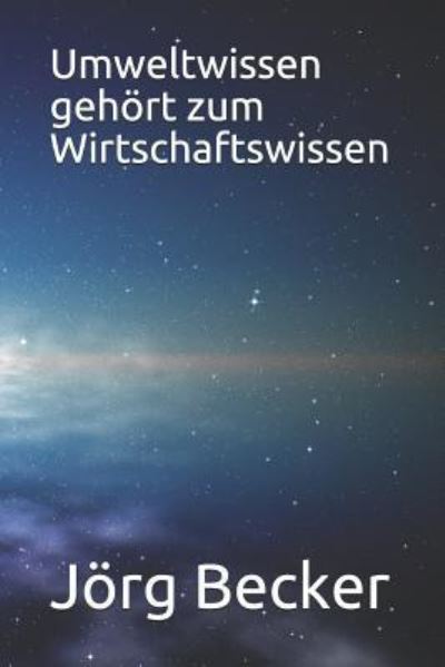 Cover for J Becker · Umweltwissen Geh (Paperback Book) (2018)