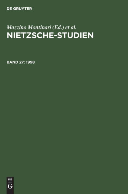 1998 - Andreas Kablitz - Books - de Gruyter - 9783112421598 - December 31, 1999