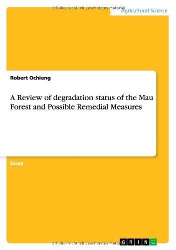 Cover for Ochieng · A Review of degradation status (Bog) (2010)