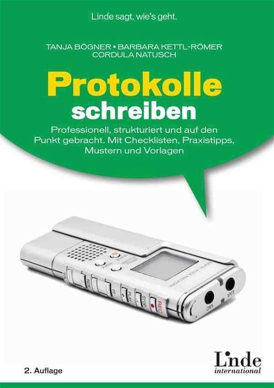 Cover for Bögner · Protokolle schreiben (Book)