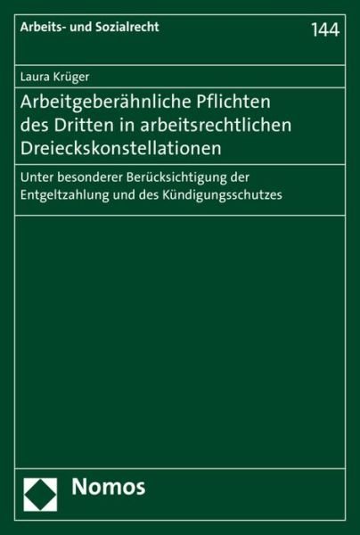 Cover for Krüger · Arbeitgeberähnliche Pflichten de (Book) (2017)