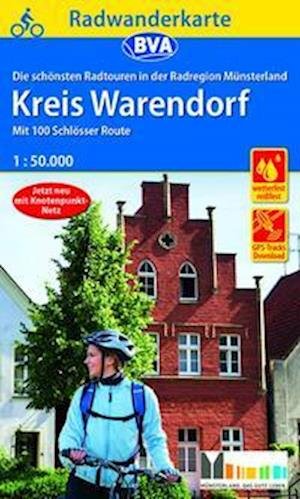 Cover for BVA Bielefelder Verlag · Radwanderkarte BVA Radregion Münsterland Kreis Warendorf mit 100 Schlösser Route 1:50.000, reiß- und wetterfest, GPS-Tracks Download (Map) (2021)