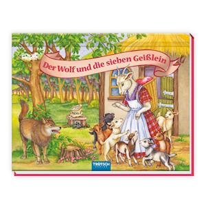 Cover for Trötsch Verlag GmbH &amp; Co.KG · Trötsch Märchenbuch Pop-up-Buch Der Wolf und die sieben Geißlein (Buch) (2023)