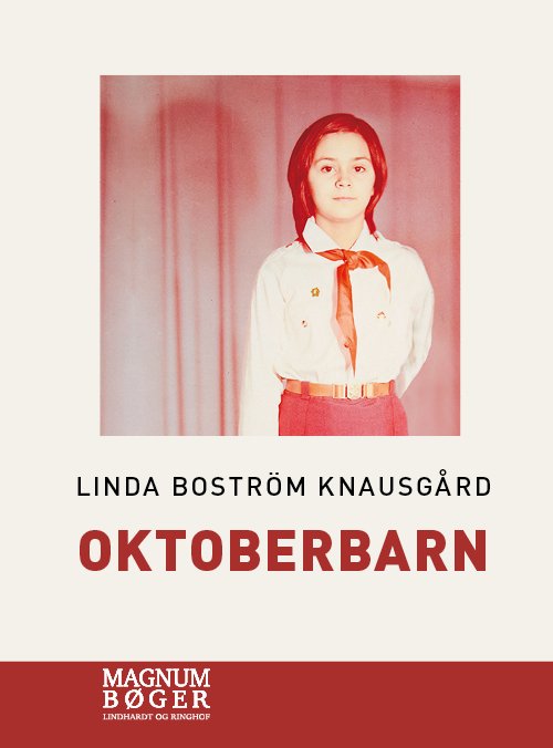 Cover for Linda Boström Knausgård · Oktoberbarn (Storskrift) (Indbundet Bog) [2. udgave] (2020)