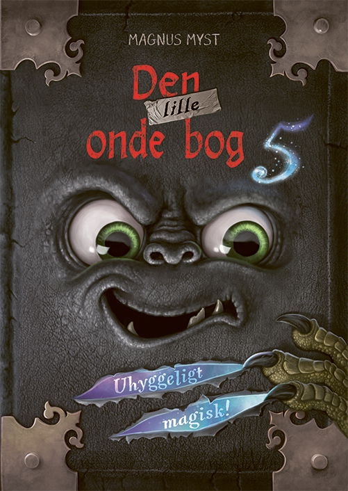 Cover for Magnus Myst · Den lille onde bog 5: Uhyggeligt magisk! (Bound Book) [1º edição] (2023)