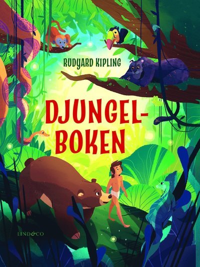 Cover for Rudyard Kipling · Djungelboken (Innbunden bok) (2018)