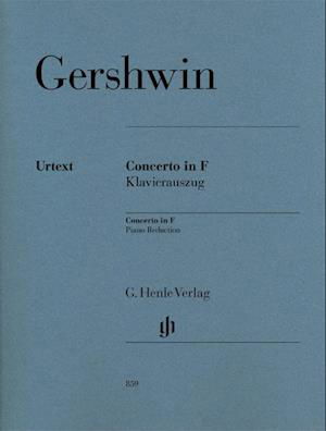 Concerto in F - George Gershwin - Bøger - Henle, G. Verlag - 9790201808598 - 8. juni 2020