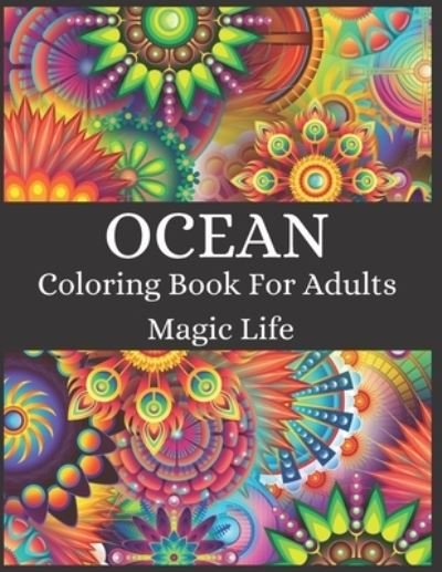 Cover for Gold Colored · Ocean Coloring Book For Adults Magic Life (Taschenbuch) (2020)