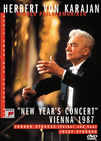 New Year S Concert Vienna 1987 - Herbert Von Karajan - Elokuva - SON - 0074644598599 - lauantai 29. heinäkuuta 2006