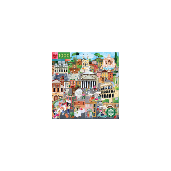 Puzzle 1000 Pcs - Rome - (epztrom) - Eeboo - Produtos - Eeboo - 0689196512599 - 