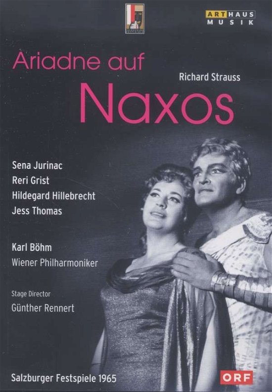 Cover for Jurinac &amp; Karl Bohmvienna Phil · Straussariadne Auf Naxos (DVD) (2014)