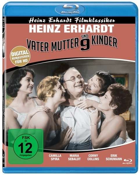 Cover for Erhardt,heinz / Millowitsch,willy · Vater,mutter Und Neun Kinder (Blu-ray) (2014)