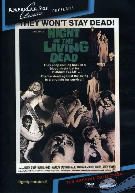 Night Of The Living Dead (USA Import) - Night of Living Dead - Elokuva - AMERICAN POP CLASSICS - 0874757025599 - tiistai 24. tammikuuta 2012