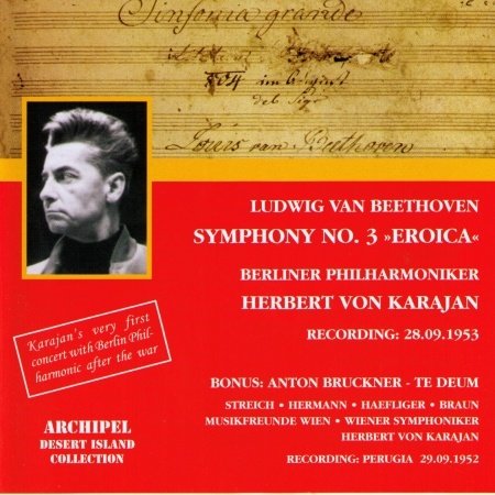 Cover for Beethoven / Karajan · Sinfonie 3 / Berliner Phil (CD) (2012)