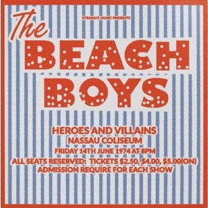 Heroes and Villains Nassau Coliseum 1974 - The Beach Boys - Musik - VIVID SOUND - 4540399322599 - 19. juli 2023