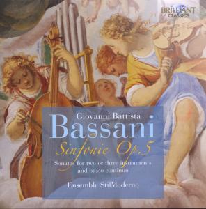 Cover for Bassani / Ensemble Stilmoderno / Centemeri · Sinfonie Op. 5 &amp; Sonatas for Two or Three (CD) (2012)