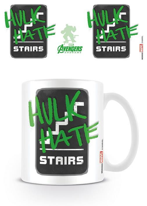 Hulk Hate Stairs -Mug- (Tazza) - Marvel: Avengers Endgame - Fanituote - Pyramid Posters - 5050574256599 - 