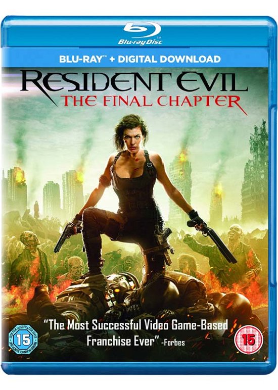Cover for Resident Evil · The Final Chapter (Blu-ray) (2017)