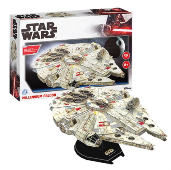 Star Wars Millennium Falcon (216Pc) 3D Jigsaw Puzzle - Star Wars - Jeu de société - UNIVERSITY GAMES - 5056015085599 - 1 avril 2022