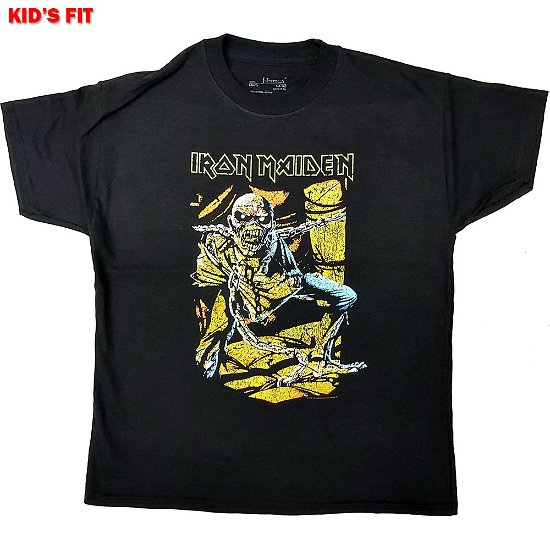 Cover for Iron Maiden · Iron Maiden Kids T-Shirt: Piece of Mind (5-6 Years) (T-shirt) [size 5-6yrs] [Black - Kids edition]