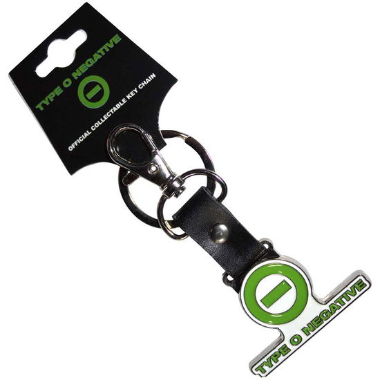 Cover for Type O Negative · Type O Negative Keychain: Negative Emblem &amp; Text Logo (MERCH)