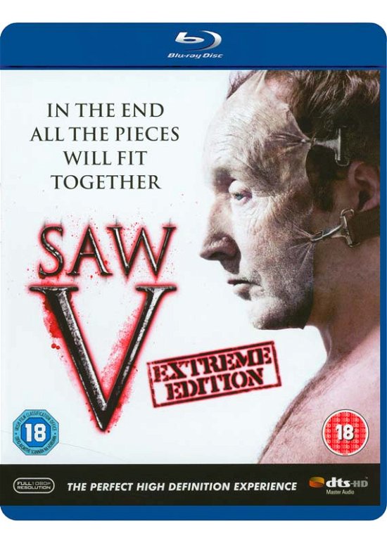 Cover for Saw V BD · Saw V - Extreme Edition (Blu-ray) (2009)