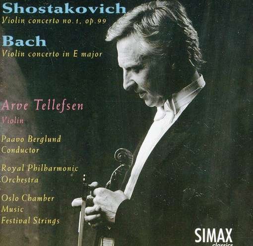 Cover for Bach / Shostakovich / Tellefsen / Ocmfs / Rpo · Violin Concertos (CD) (1998)