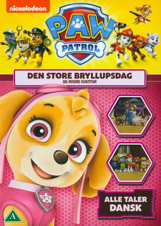 Cover for Paw Patrol · Den Store Bryllupsdag Og Andre Eventyr (DVD) (2017)