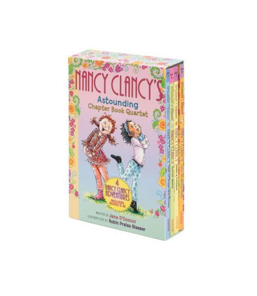 Fancy Nancy: Nancy Clancy's Astounding Chapter Book Quartet: Books 5-8 - Nancy Clancy - Jane O'Connor - Livros - HarperCollins - 9780062979599 - 22 de outubro de 2019