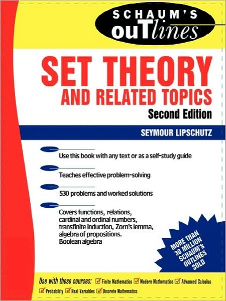 Cover for Seymour Lipschutz · Schaum's Outline of Set Theory and Related Topics (Paperback Book) (1998)