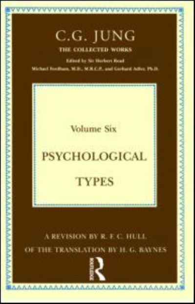 Cover for C. G. Jung · Psychological Types - Collected Works of C. G. Jung (Hardcover Book) (1971)