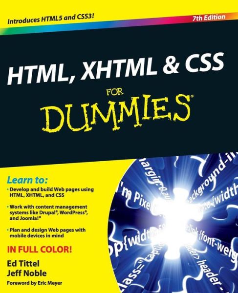 Cover for Tittel, Ed (Austin, Texas) · HTML, XHTML and CSS For Dummies (Taschenbuch) (2011)