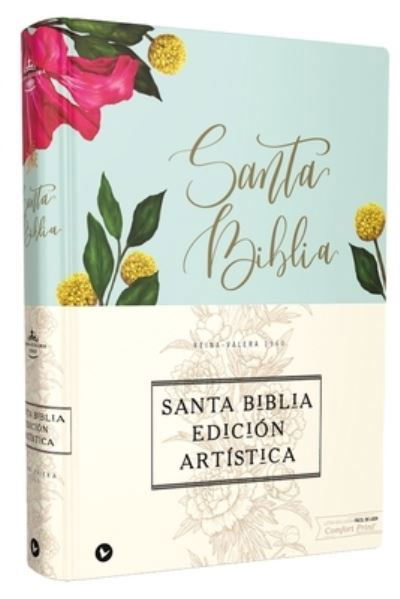 Cover for Vida · Reina Valera 1960 Santa Biblia Edicion Artistica, Tapa Dura / Tela, Floral, Canto con Diseno, Letra Roja (Hardcover Book) (2021)