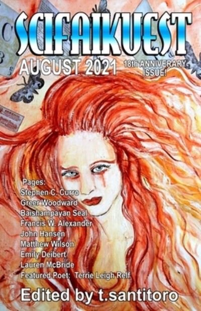 Cover for Teri Santitoro · Scifaikuest August 2021 (Paperback Book) (2021)