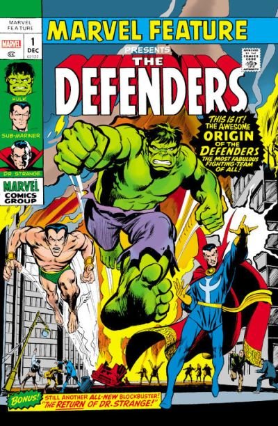 Cover for Roy Thomas · The Defenders Omnibus Vol. 1 (Hardcover Book) (2021)