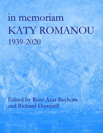 Cover for Rosy Azar Beyhom · Katy Romanou (Book) (2022)