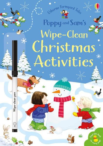 Poppy and Sam's Wipe-Clean Christmas Activities - Farmyard Tales Poppy and Sam - Sam Taplin - Livres - Usborne Publishing Ltd - 9781474962599 - 3 octobre 2019